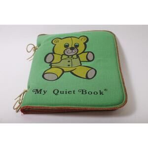 My Quiet Book, Cloth Book, Toddler, Activity, 1976, Vintage, ~ 260128-WH 710